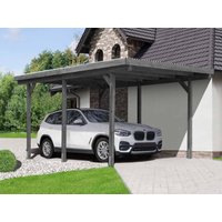 Fjordholz Einzelcarport Modell Mika KDI grau, B- W Fjordholz Einzelcarport Modell Mika KDI grau, B- W