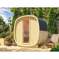 Fjordholz Fass-Sauna Modell Bus 130 Standard Fjordholz Fass-Sauna Modell Bus 130 Standard