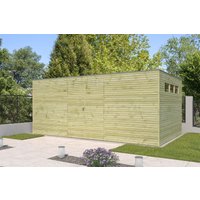 Gartenhaus Modell QB-Line 15,30 m² Rabatt: 26 % Gartenhaus Modell QB-Line 15,30 m² Rabatt: 26 %