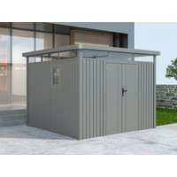 32% reduziert – Metall Gerätehaus Modell Style 7,56 m² Aluminium G 32% reduziert – Metall Gerätehaus Modell Style 7,56 m² Aluminium G
