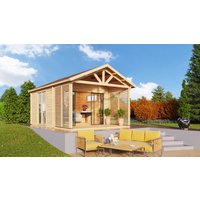 Fjordholz Gartenhütte Alu Concept Arosa 44 A 6x4m Fjordholz Gartenhütte Alu Concept Arosa 44 A 6x4m