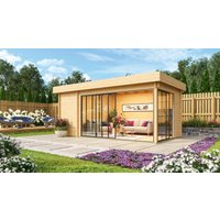 Fjordholz Gartenhütte Alu Concept 44 C 6x4m Fjordholz Gartenhütte Alu Concept 44 C 6x4m