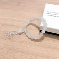 White Moonstone Tassel Bracelet