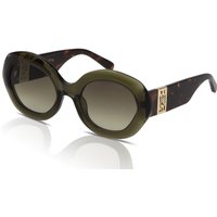 Mulberry Ellie SML189 Women's Sunglasses 073M Shiny Olive Green/Brown Green Gradient