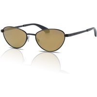 Superdry SDS-5002 Women's Sunglasses 204 Gloss Black/Brown with Gold Flash Mirror