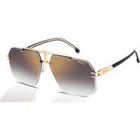 Carrera 1054/S Men's Sunglasses RHL/FQ Gold/Black/Grey Gradient with Gold Mirror