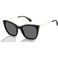 Polaroid PLD 4144/S/X Women's Sunglasses 807/M9 Black/Grey Polarised
