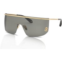 Roberto Cavalli SRC012M Women's Sunglasses 0300 Shiny Total Rose Gold/Smoke