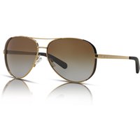 Michael Kors MK5004 Chelsea Women's Sunglasses 1014T5 Gold/Brown/Brown Gradient Polarised