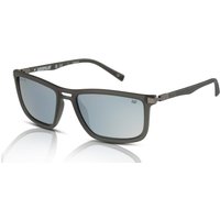 Caterpillar CPS-8514 Men's Sunglasses 108P Matte Grey/Smoke with Silver Flash Mirror