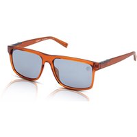 Timberland TB00006 Men's Sunglasses 47D Shiny Light Brown/Smoke Polarised