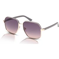 Guess GU00107 Women's Sunglasses 32B Shiny Pale Gold/Smoke Gradient
