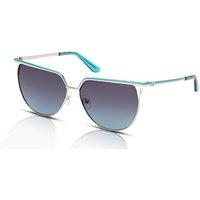 Guess GU00132 Women's Sunglasses 92W Blue/Gradient Blue