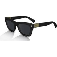 Lanvin LNV668S Women's Sunglasses 001 Black/Dark Grey
