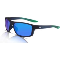 Nike Brazen Fury M FJ2264 Men's Sunglasses 410 Matte Midnight Navy/Turquoise Mirror