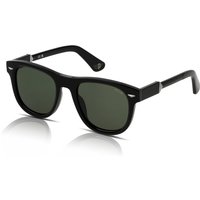 Police Monument 5 SPLL87 Men's Sunglasses 0700 Shiny Black/Green