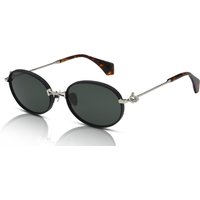 Vivienne Westwood VW7022 Women's Sunglasses 002 Matte Black/Grey Gradient