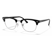 Ray-Ban Clubmaster RX5154 Glasses 2000 Black On Silver 53mm