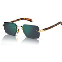 David Beckham DB7109/S Men's Sunglasses 06J/MT Gold/Havana/Green Mirror