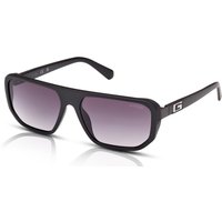 Guess GU00124 Men's Sunglasses 02B Matte Black/Smoke Gradient