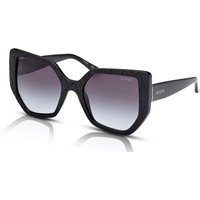 Guess GU00153 Women's Sunglasses 02B Matte Black/Smoke Gradient