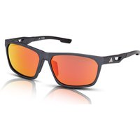 Adidas Sport SP0101 Men's Sunglasses 02L Matte Black/Roviex Mirror