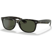 Ray-Ban New Wayfarer RB2132 Sunglasses 902L Tortoise/G-15 Green M 55mm
