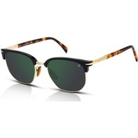 David Beckham DB 1176/G/S Men's Sunglasses XWY/MT Black/Green Mirror