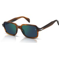 David Beckham DB 1179/S Men's Sunglasses EX4/MT Brown Horn/Green Mirror