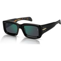 David Beckham DB 7131/S Men's Sunglasses WR7/MT Black/Green Mirror