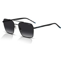 Hugo HG1348/S Men's Sunglasses 003/9O Matte Black/Dark Grey Gradient