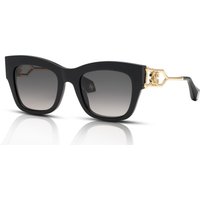 Roberto Cavalli SRC130 Women's Sunglasses 0700 Shiny Black/Smoke Gradient
