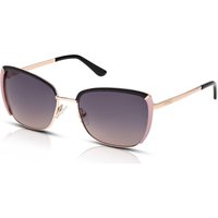 Guess GU00218 Women's Sunglasses 05B Shiny Rose Gold/Smoke Gradient