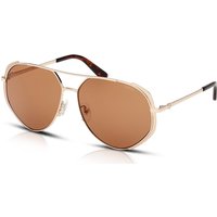 Guess GU00219 Women's Sunglasses 32E Matte Pale Gold/Brown