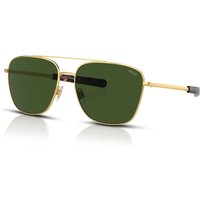 Polo Ralph Lauren PH3147 Men's Sunglasses 941171 Shiny Gold/Bottle Green