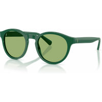 Polo Ralph Lauren PH4192 Men's Sunglasses 6141/2 Shiny Dark Green/Light Green