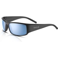 Bolle King BS026009 Sunglasses Black Matte/Sky Blue Polarized