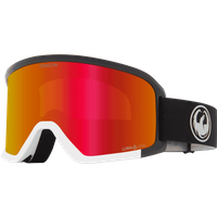 Dragon DX3 Plus OTG Bonus Ski Goggles DRG190-058 Nouveau Black/Lumalens Red Ionized & Lumalens Dark Smoke Lens Cat S4-S2 - Medium