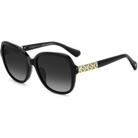 Kate Spade ELIZA 2/G/S Women's Sunglasses 807/9O Black/Dark Grey Shaded