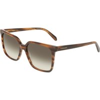 Ferragamo SF2102S Women's Sunglasses 216 Striped Brown