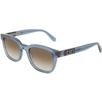 Ferragamo SF2107S Men's Sunglasses 438 Transparent Avio