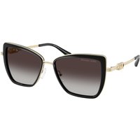 Michael Kors Sea Island MK1178 Women's Sunglasses 30058G Black/Light Grey Gradient Black