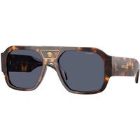 Versace VE4508U Men's Sunglasses 55372V Havana/Dark Blue Polarized