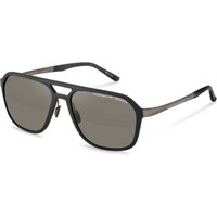 Porsche Design P86003 Men's Sunglasses A416 Black/Polarised Smoke