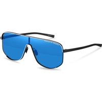 Porsche Design P86007 Men's Sunglasses C806 Palladium/Smoke Mirror Blue