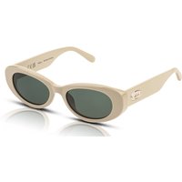 Mulberry Mara SML318 Women's Sunglasses 0702 Shiny Full Ivory/Green