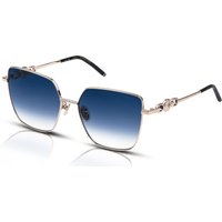 Mulberry Tallulah SML321 Women's Sunglasses 0594 Shiny Light Gold/Blue Gradient