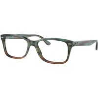 Ray-Ban RX5428 Glasses 8252 Striped Blue Gradient Green