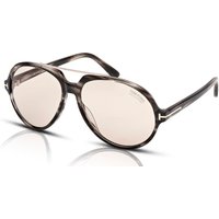 Tom Ford Aalto FT1210 Men's Sunglasses 56E Coloured Havana/Brown