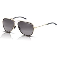 Porsche Design P8691 Fusion #2 Sunglasses B Gold/Smoke Gradient 60mm